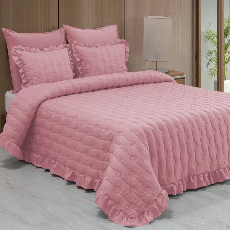 Colcha Cler Rosa
