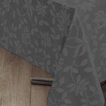 Grey tablecloth