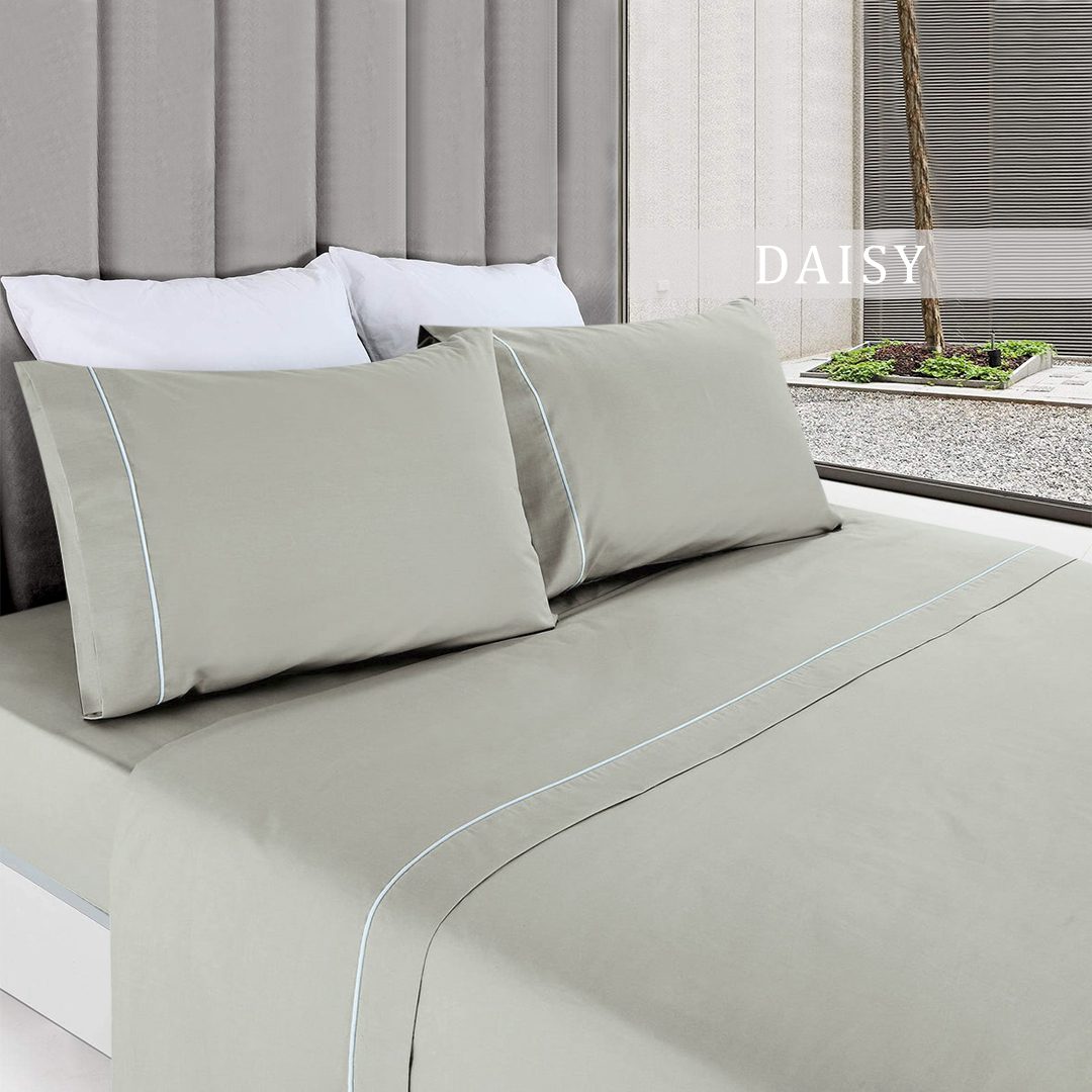 Taupe Unifarbene Bettlaken