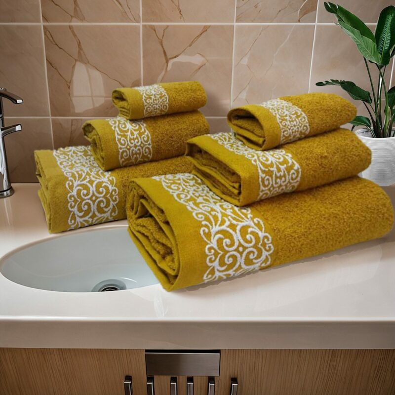 Jogo de Banho Lux Amarelo 450 Grms2