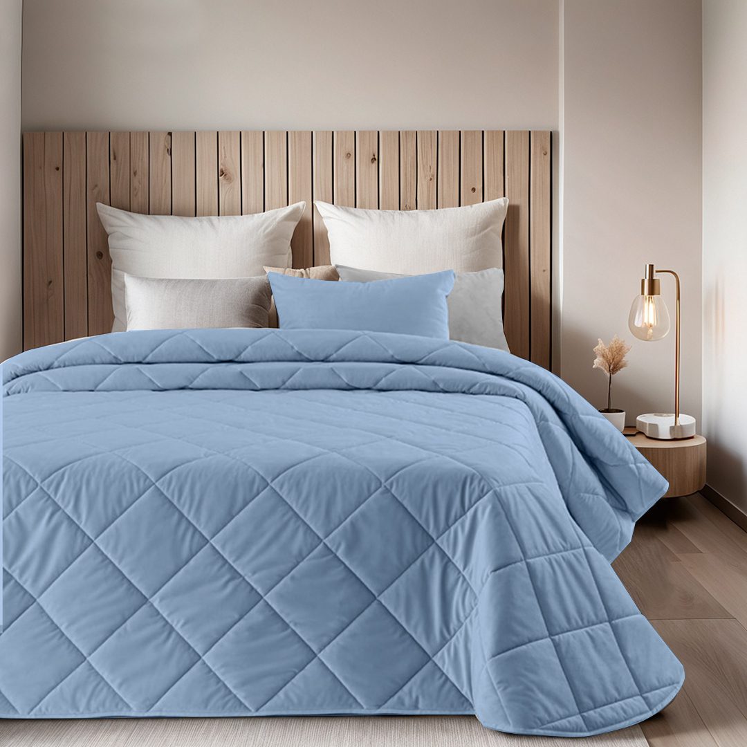 Siena Blue Velvet Duvet