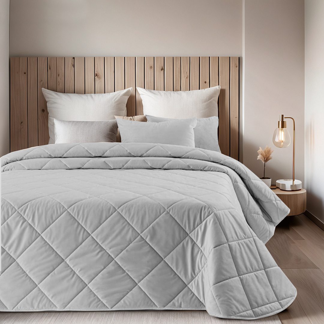 Siena Grey Velvet Duvet