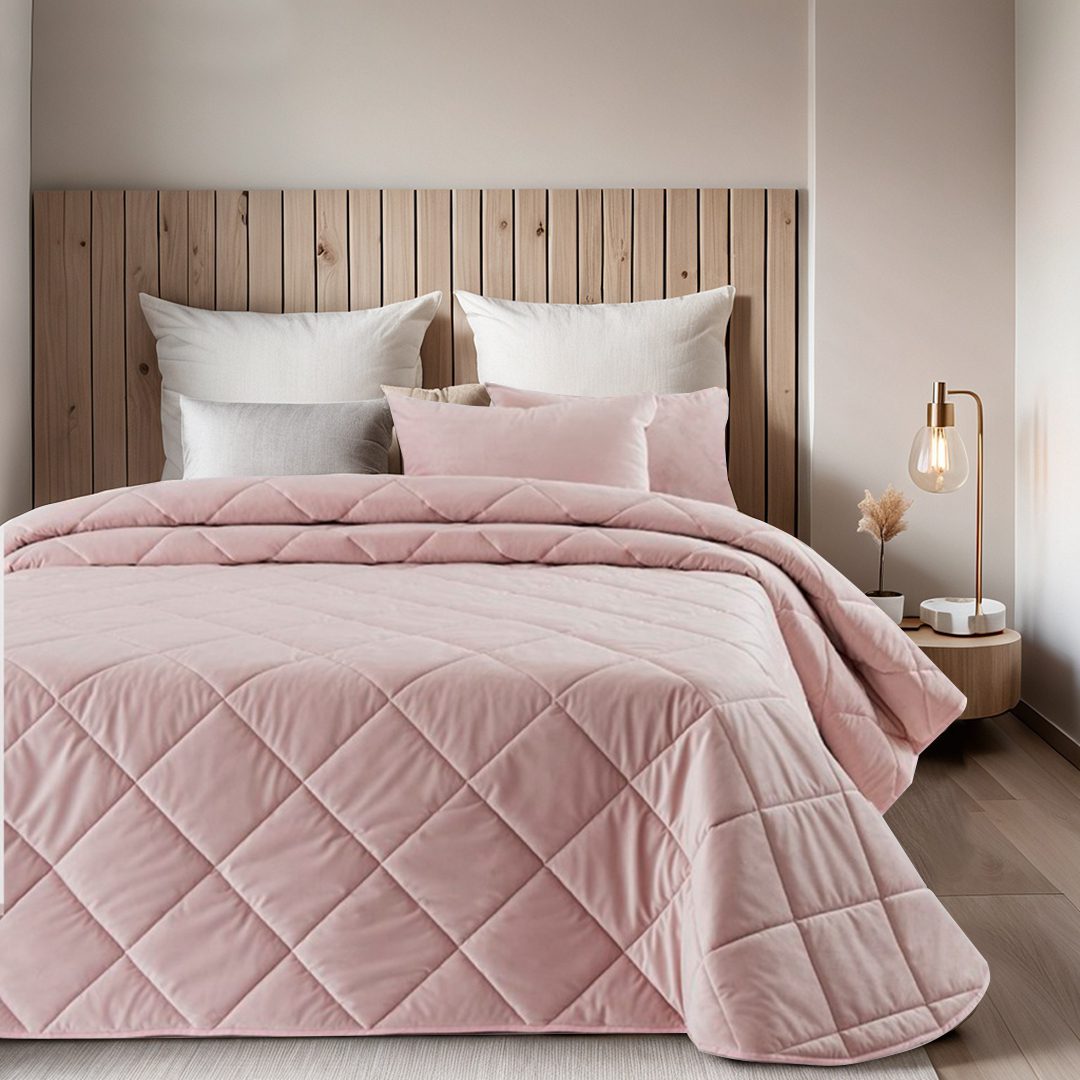 Pink Velvet Siena comforter