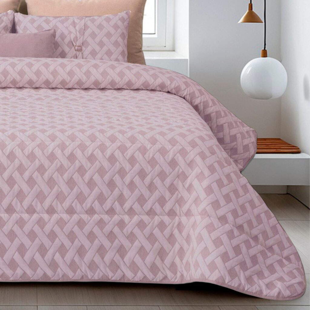 Colcha Aurora Rosa