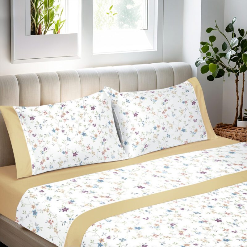 Jogo de Cama Milano Amarelo