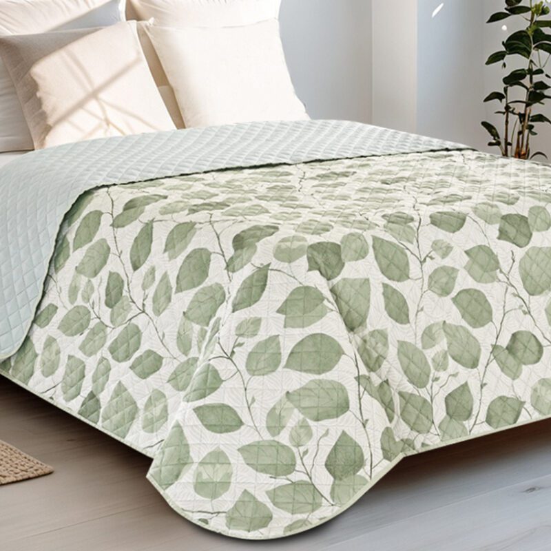 Spring bedspread Green