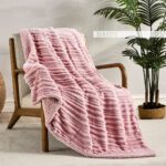 Manta Decorativa Nevis Rosa