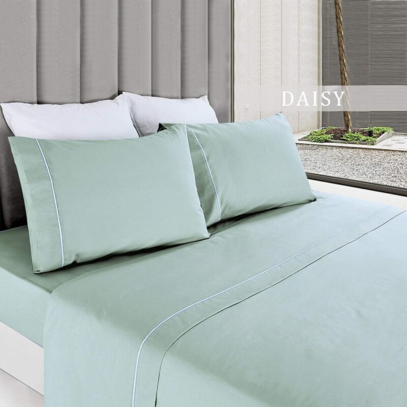Lençóis de Cama Lisos Verde