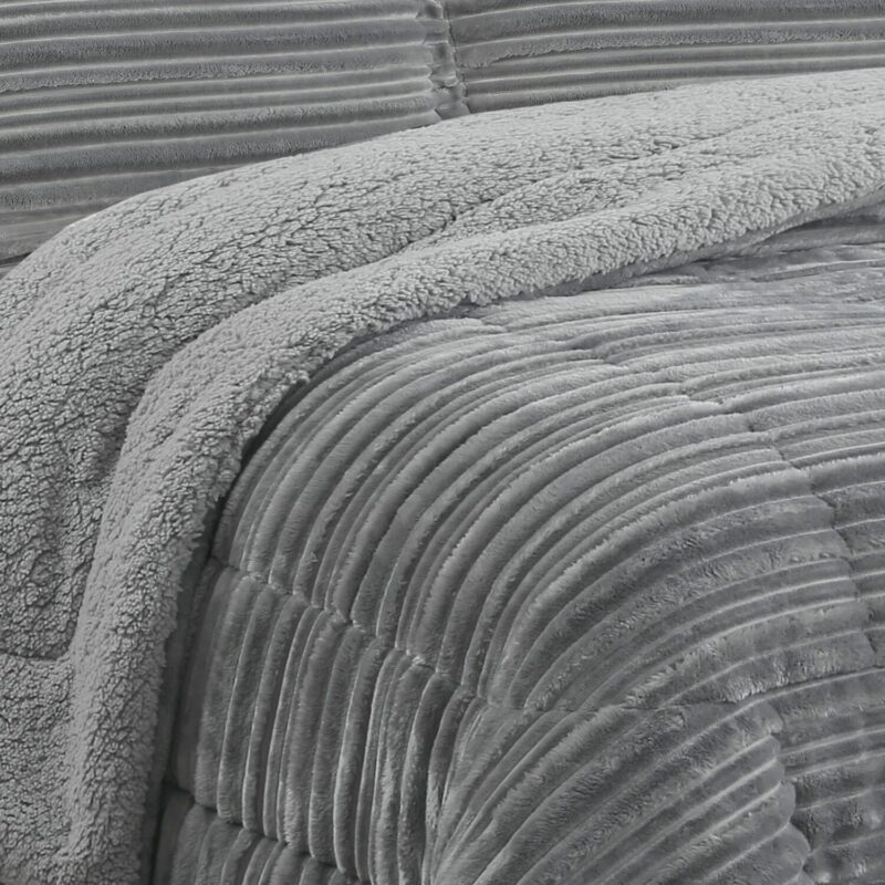 Housse de couette Ariel Gris