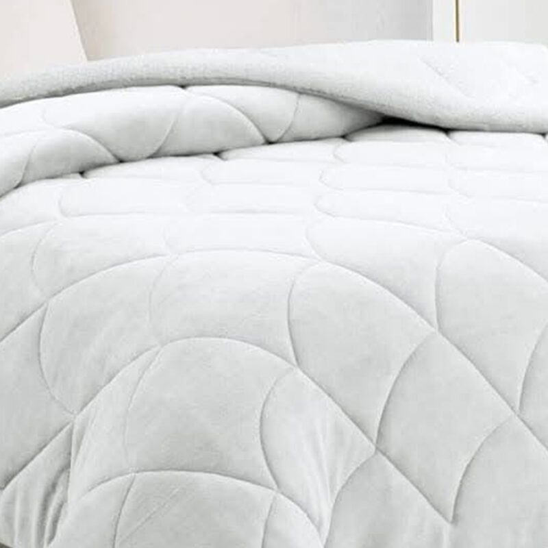 Housse de couette Iris lamb blanc