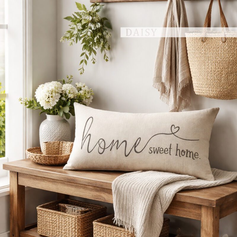 Almofada Cheia Decorativa Home