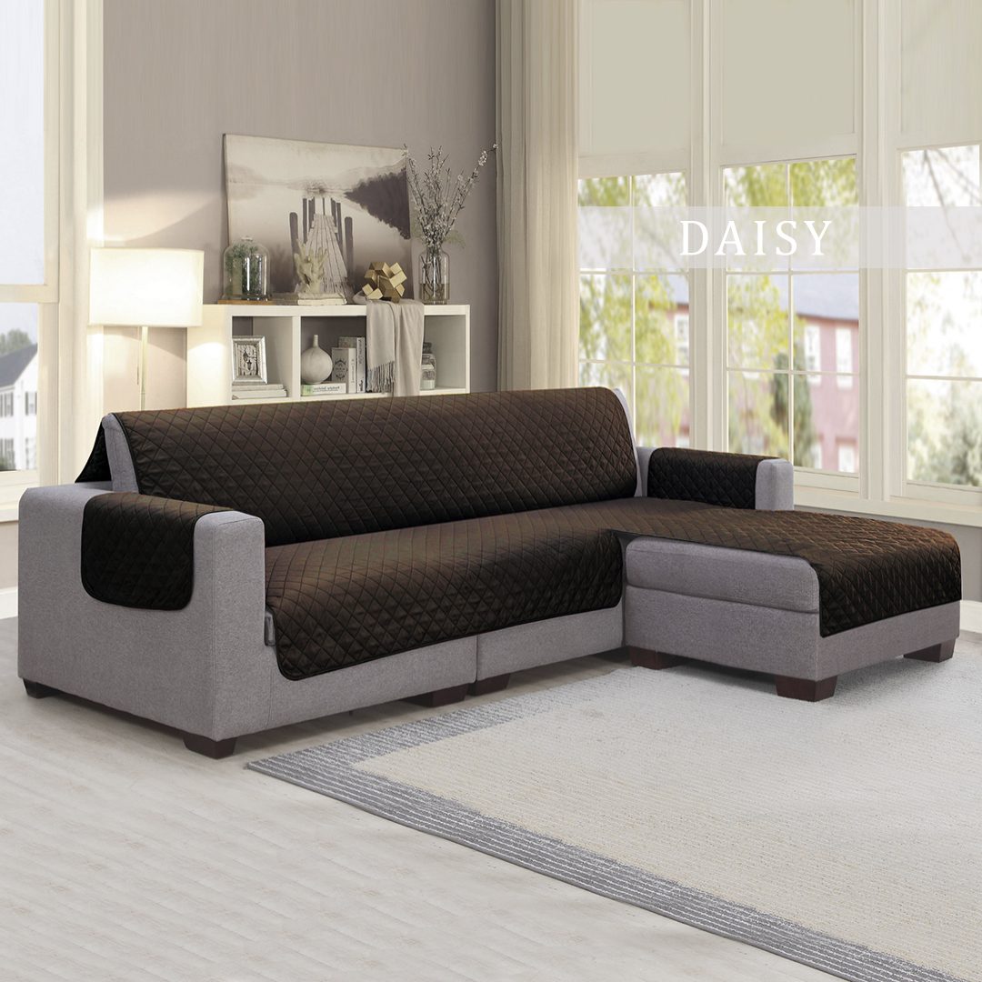 Chaise Longe Sofaschoner Braun