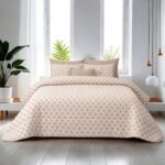 Aurora Beige bedspread