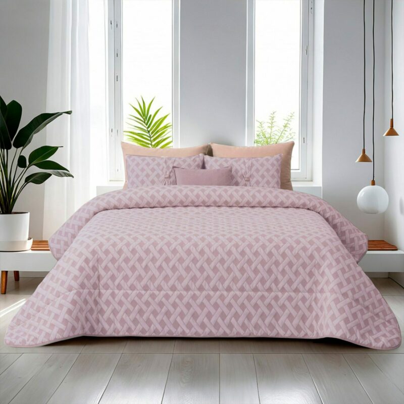 Colcha Aurora Rosa