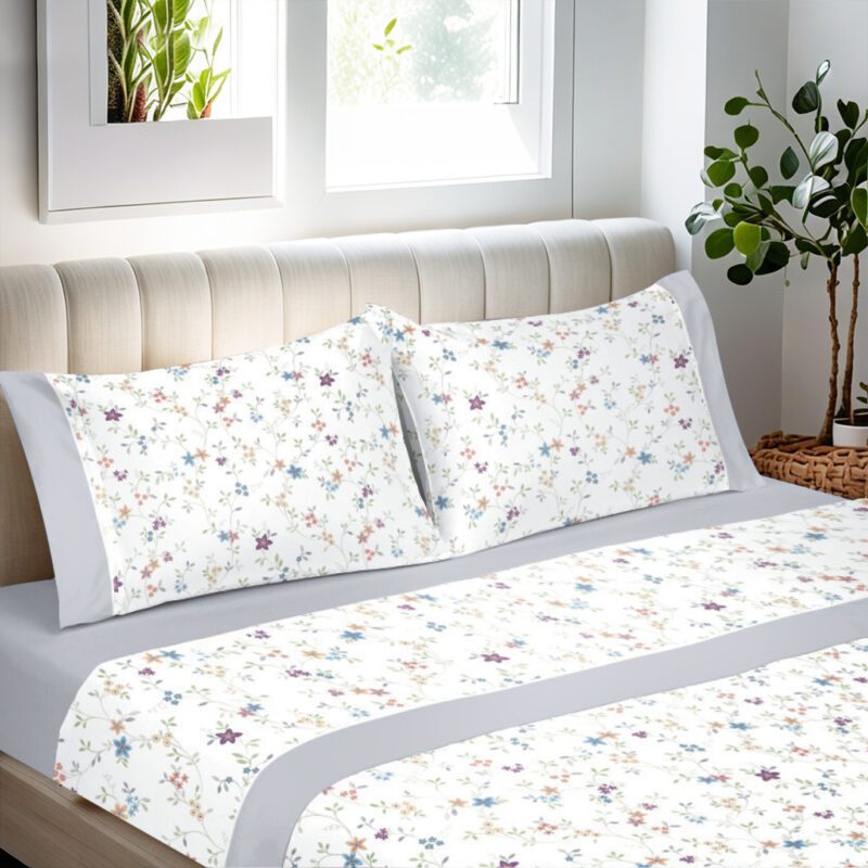 Jogo de Cama Milano Cinza