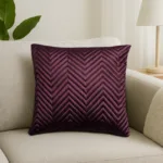 Sueli Aubergine cushion