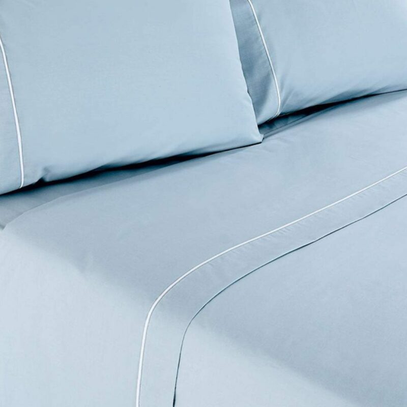 Lençóis de Cama Lisos Azul
