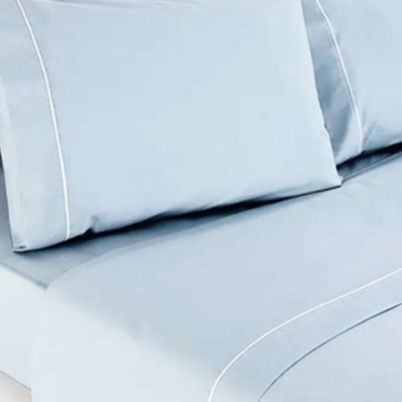 Lençóis de Cama Lisos Azul Aqua