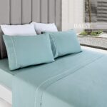 Draps de lit Olive Plain