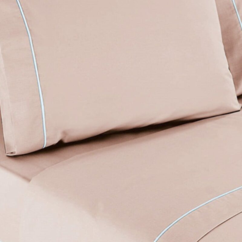 Lençóis de Cama Lisos Salmão