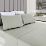 Lençóis de Cama Lisos Taupe